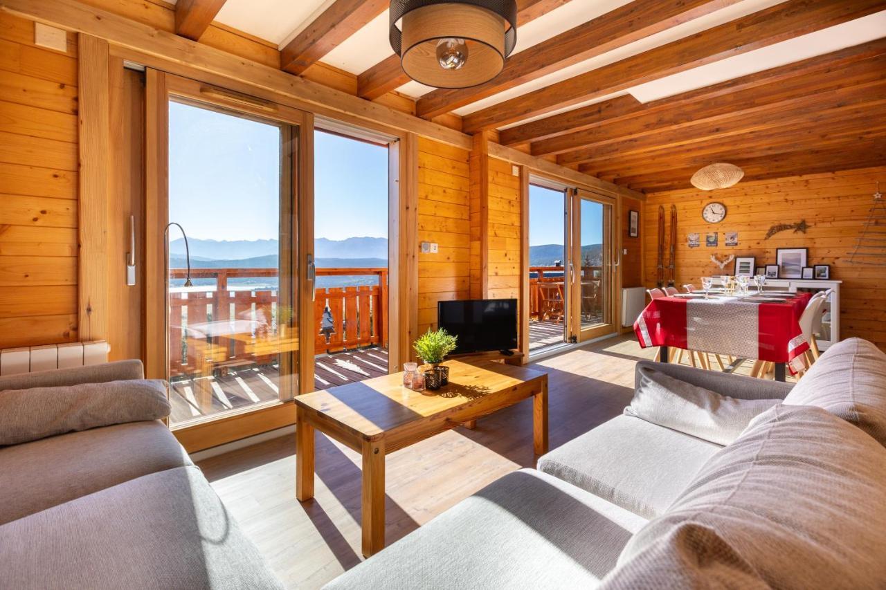 Chalet Les Tilleuls - Jolie Vue Montagne Et Lac Les Angles (Pyrenees-Orientales) Exterior foto